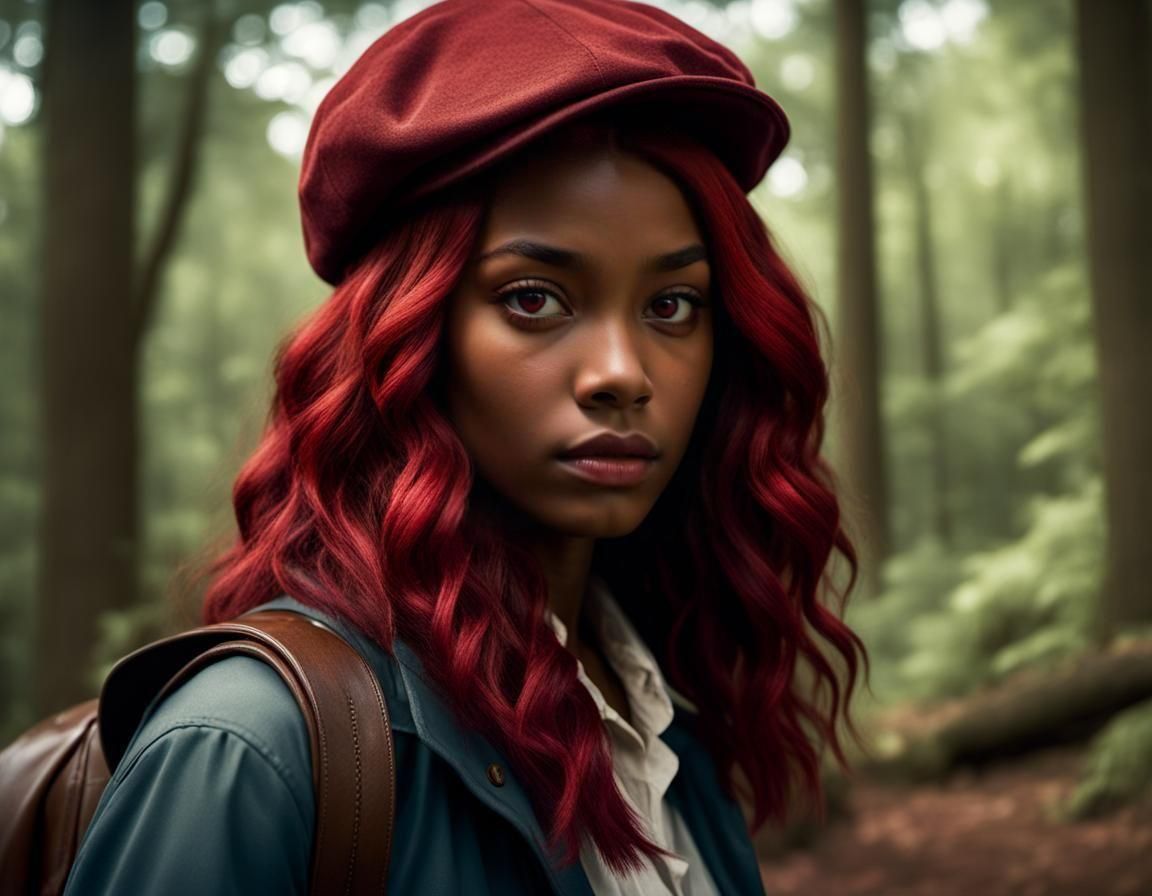 Cinematic Portrait of a Teenage Detective