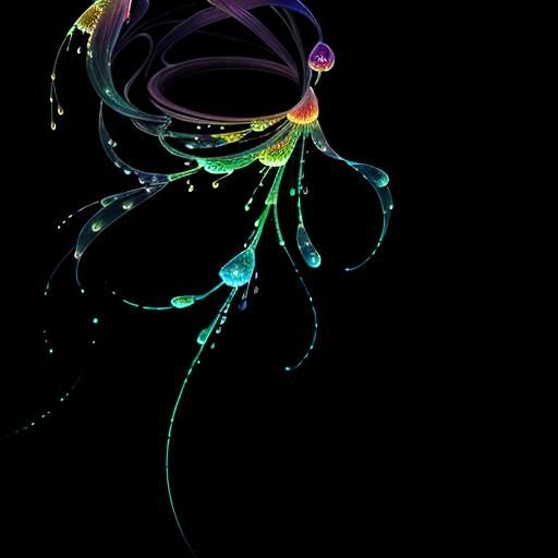 Magical Flower Time Flow: Surreal Futurism