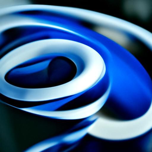 Mesmerizing Blue Spiral Design