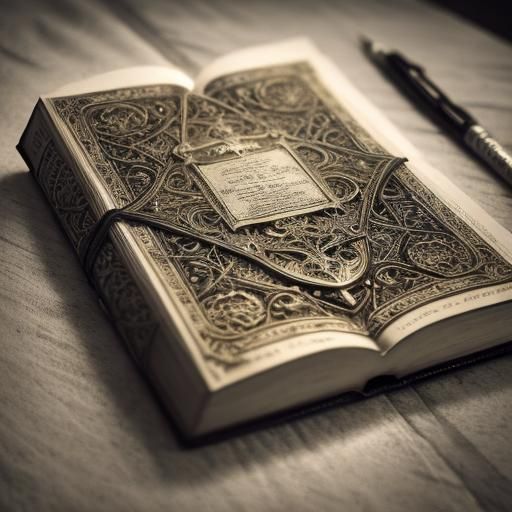 Hyperrealistic Holy Bible in Sharp Focus