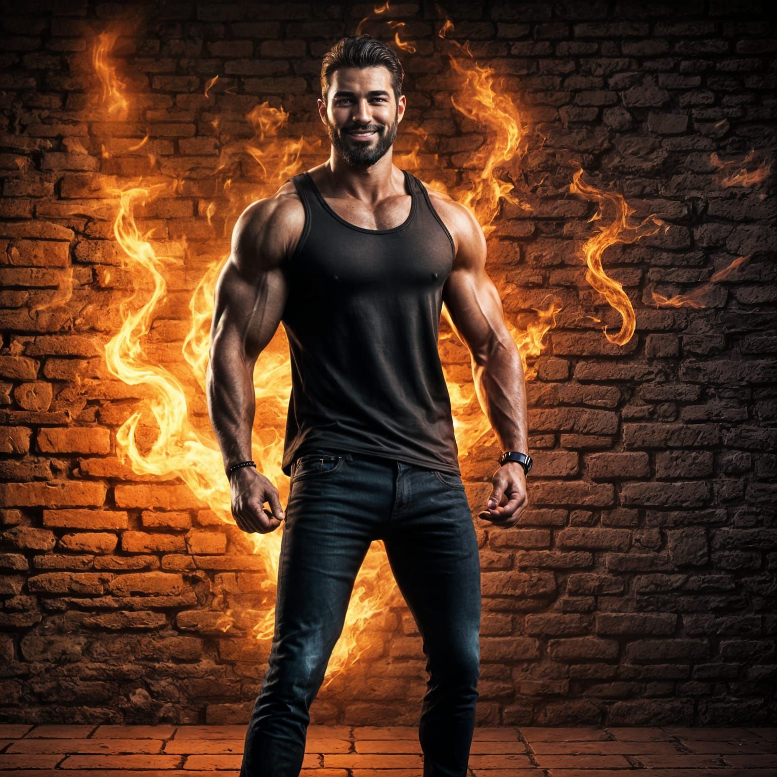 ARAB Muscular Hunk! - [Pt. 7].