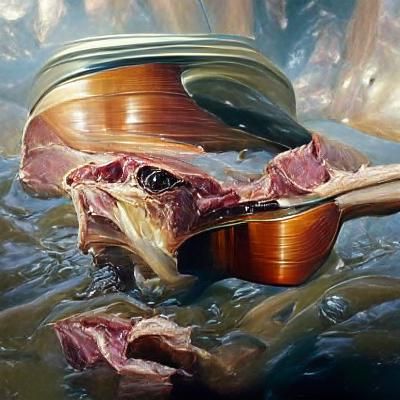 Deeply Embedded Earworm as Oil Painting