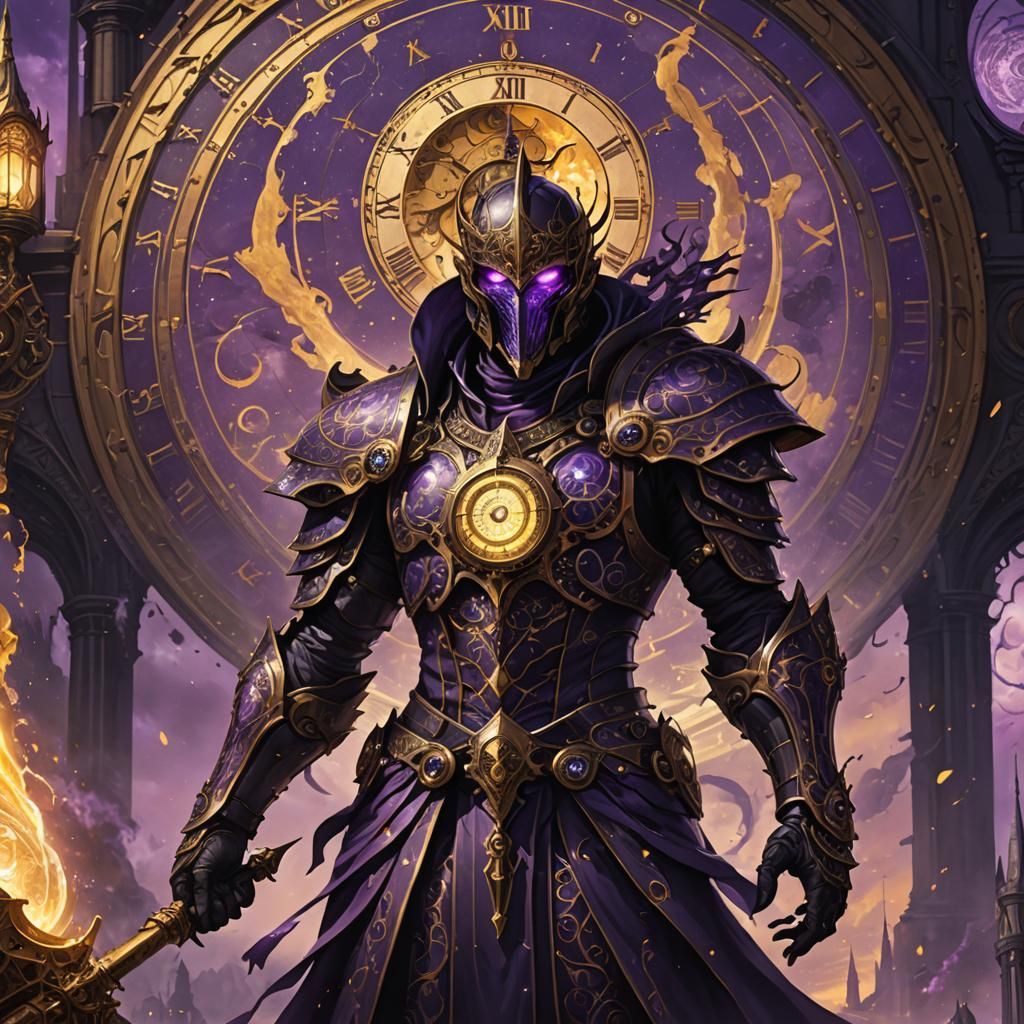 Timeless Warden: Dark Fantasy Concept Art