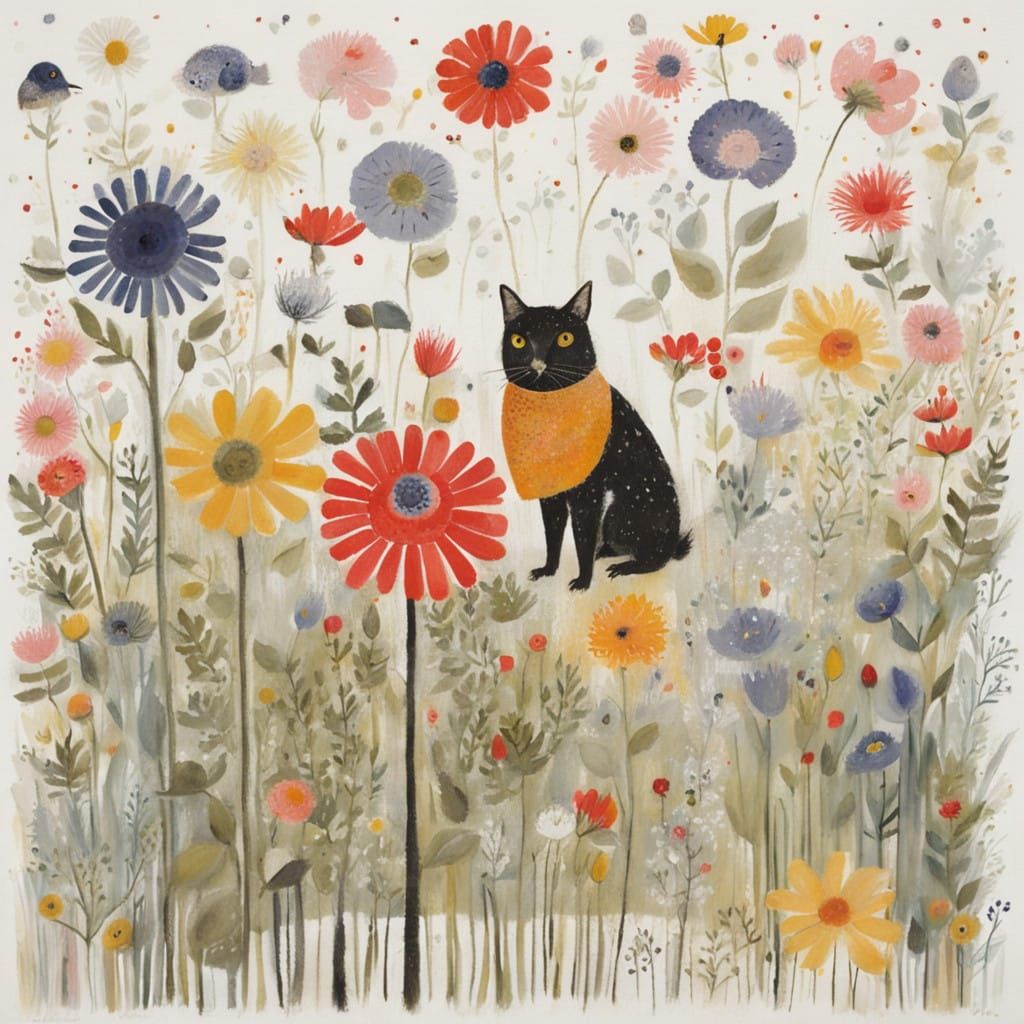 Impressionist-Inspired Floral Still Life in Watercolor