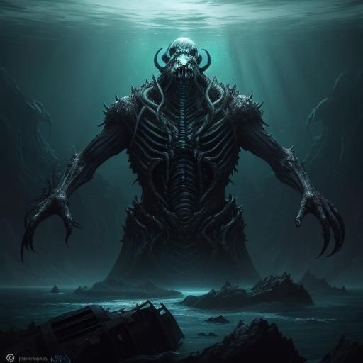 Eldritch Abomination Emerges from the Mariana Trench