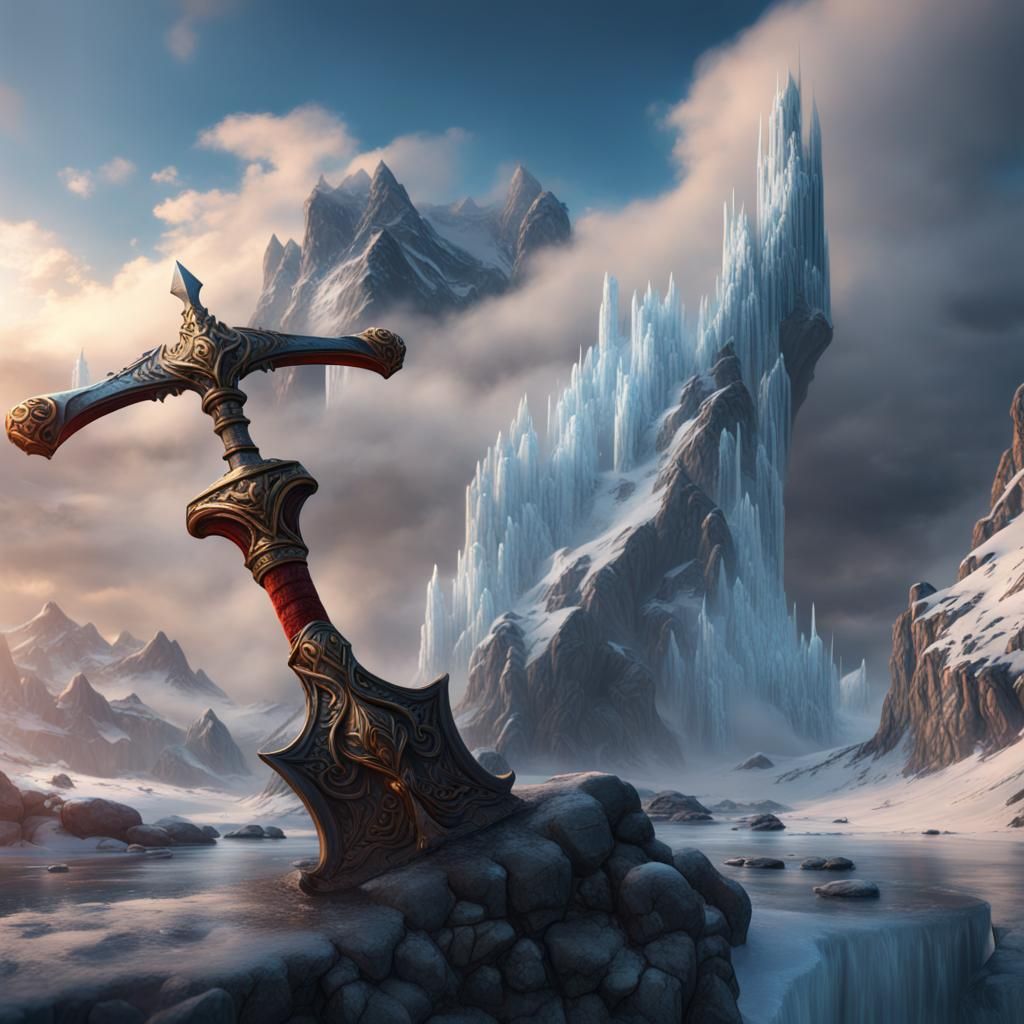 Sword of Ice and Fire Digital Painting