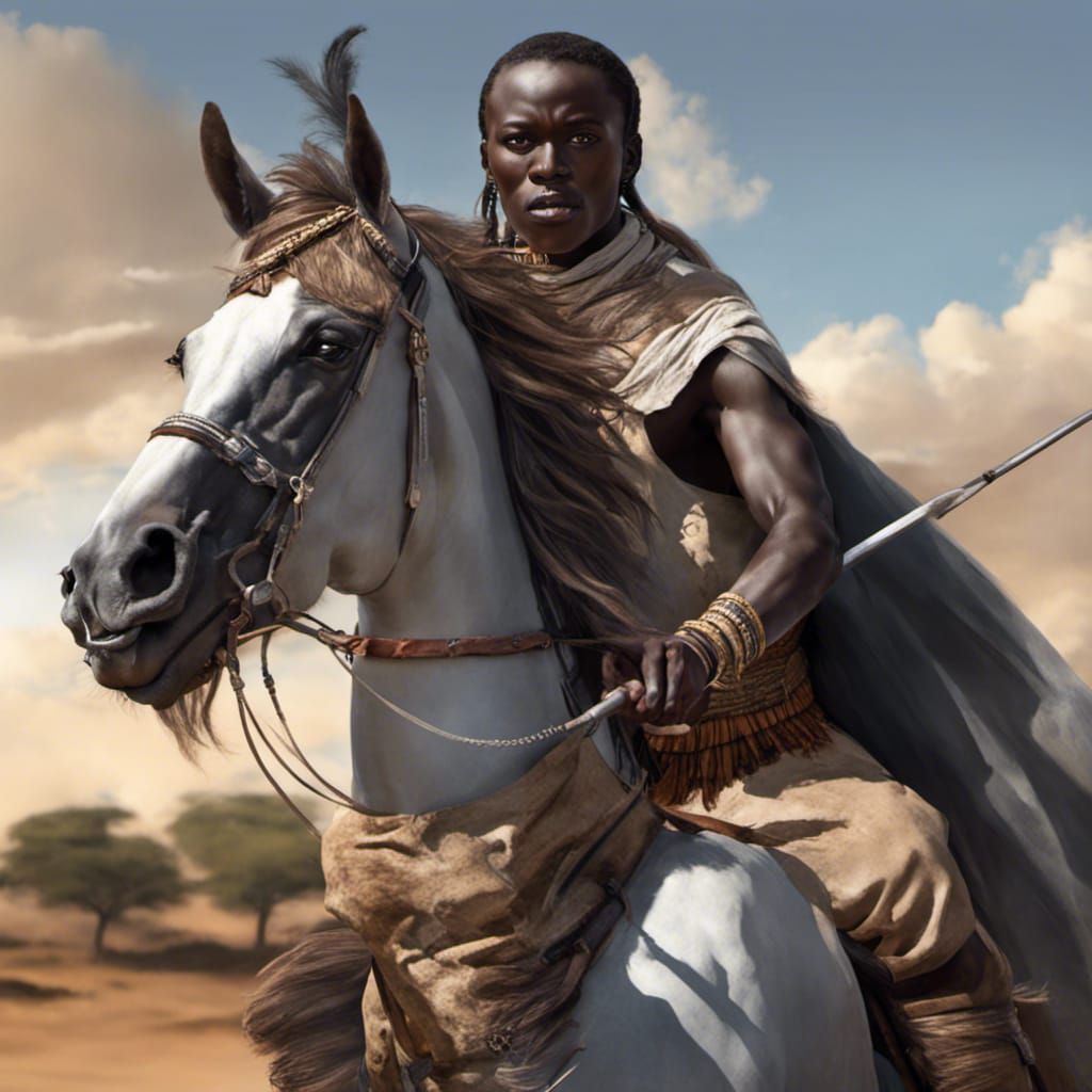 Majestic African Horseman: A Symbol of Strength