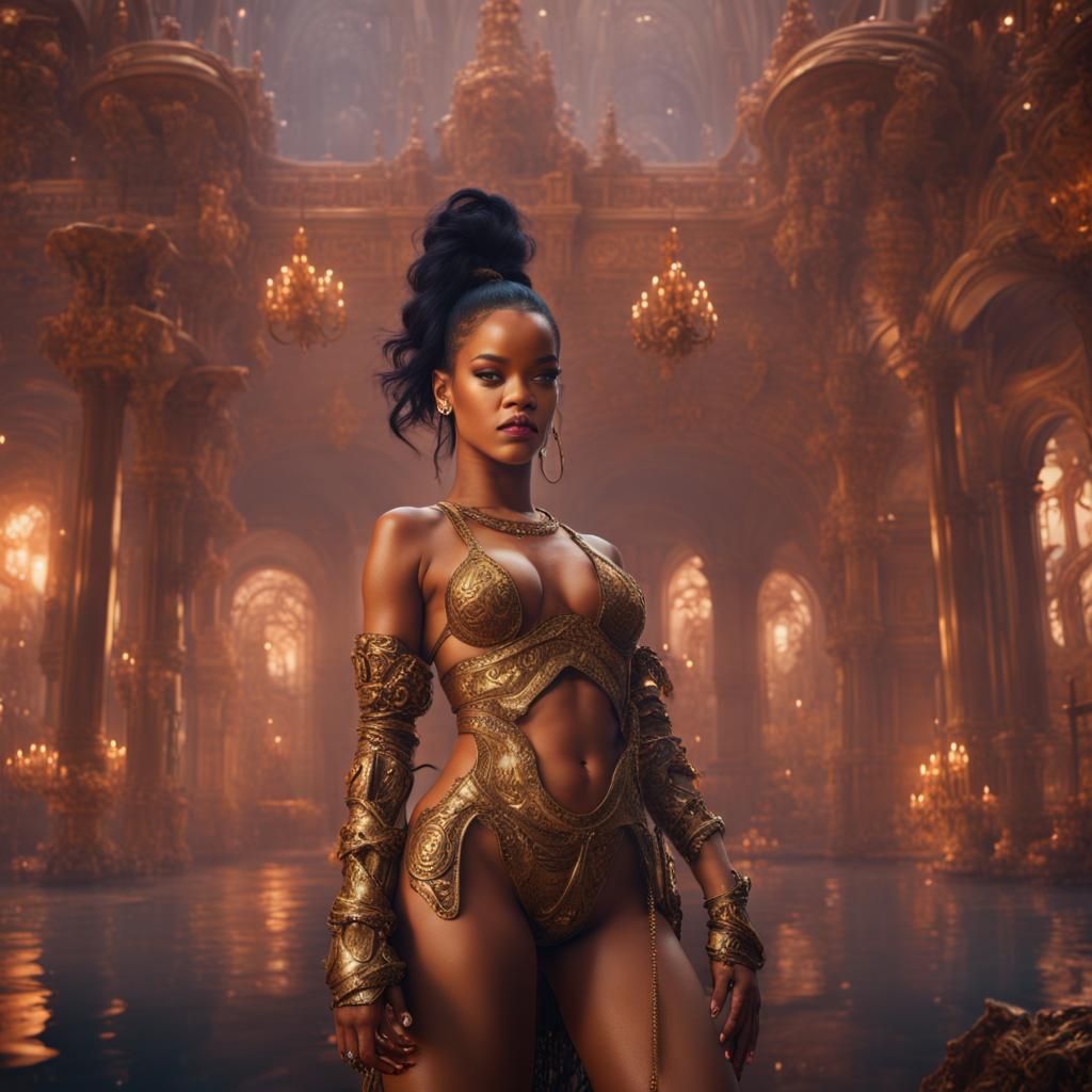 Rihanna: Detailed Matte Painting in Unreal Engine 5