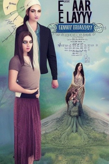 Elven Woman with Fiery Gemstones in Hyperrealistic Style