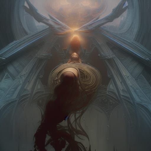 The Real God: Dark Fantasy Concept Art
