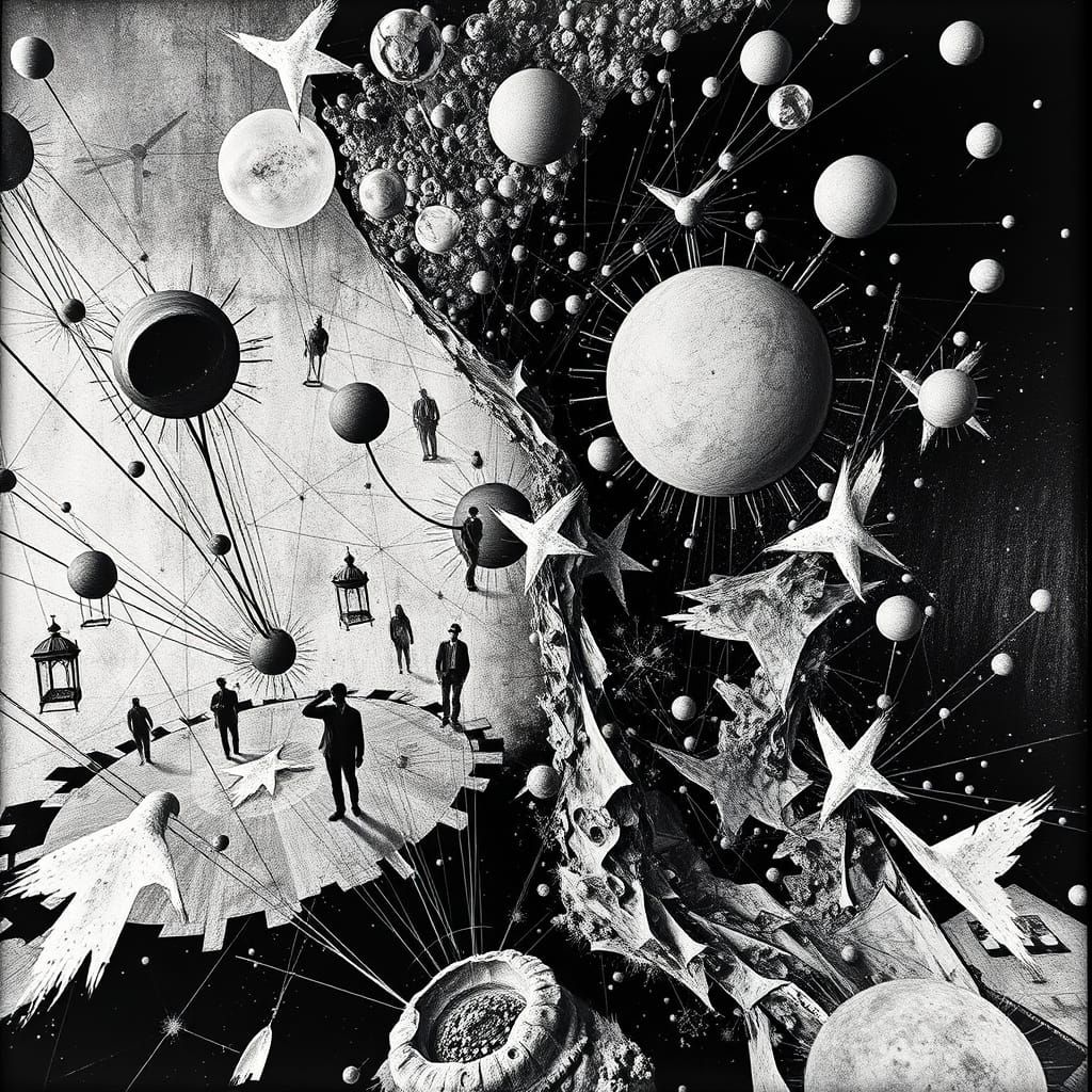 Surrealist Revolt in Cosmic Abstraction