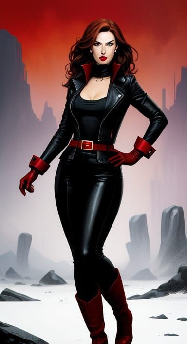 Dr Tiffany Elliot in Comic Book Art Style