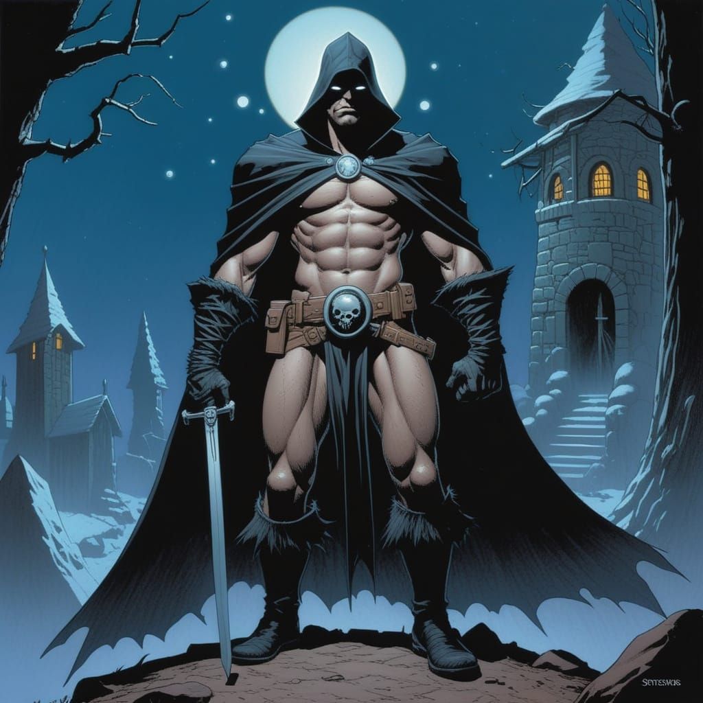 Dark Fantasy Art in Grimdark Style