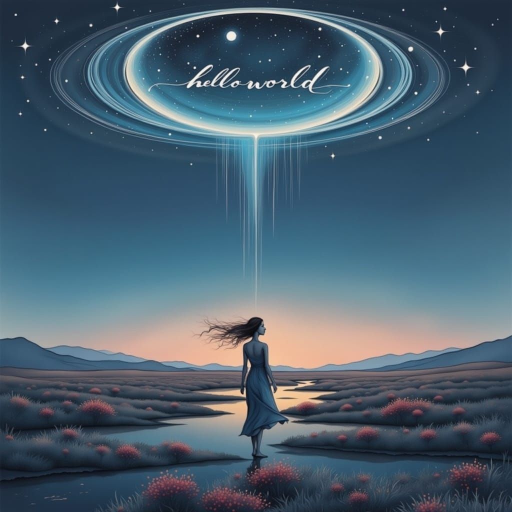 <lora:Liquid Ink Flux:1.0>  A minimalist prompt! Here's an e...