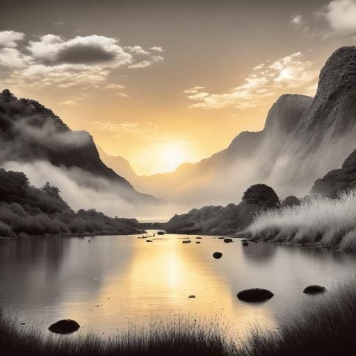 Simple Black and White Image Generation