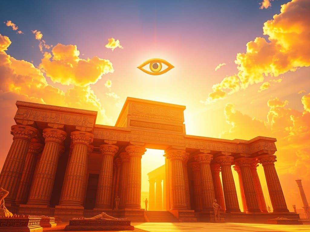 Egypt temple of Ra