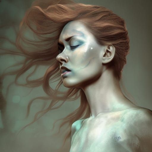 Epic Water Woman Digital Matte Painting