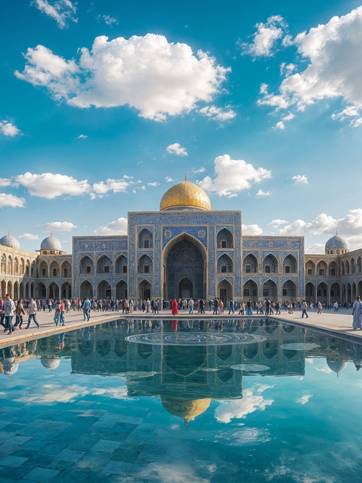 Naqsh-e Jahan Square in Isfahan: A Digital Rendering