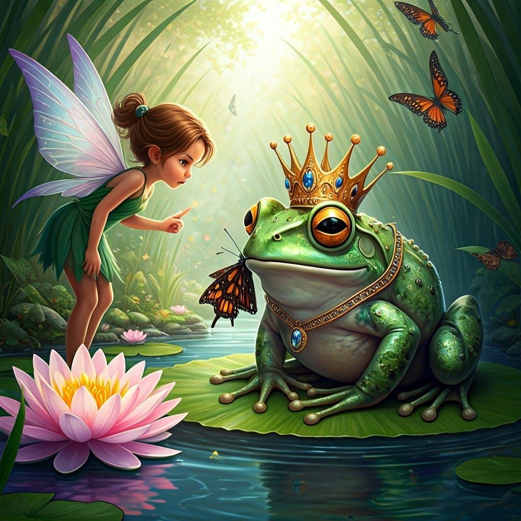 Fairy Accuses Frog King of Eating Butterflies