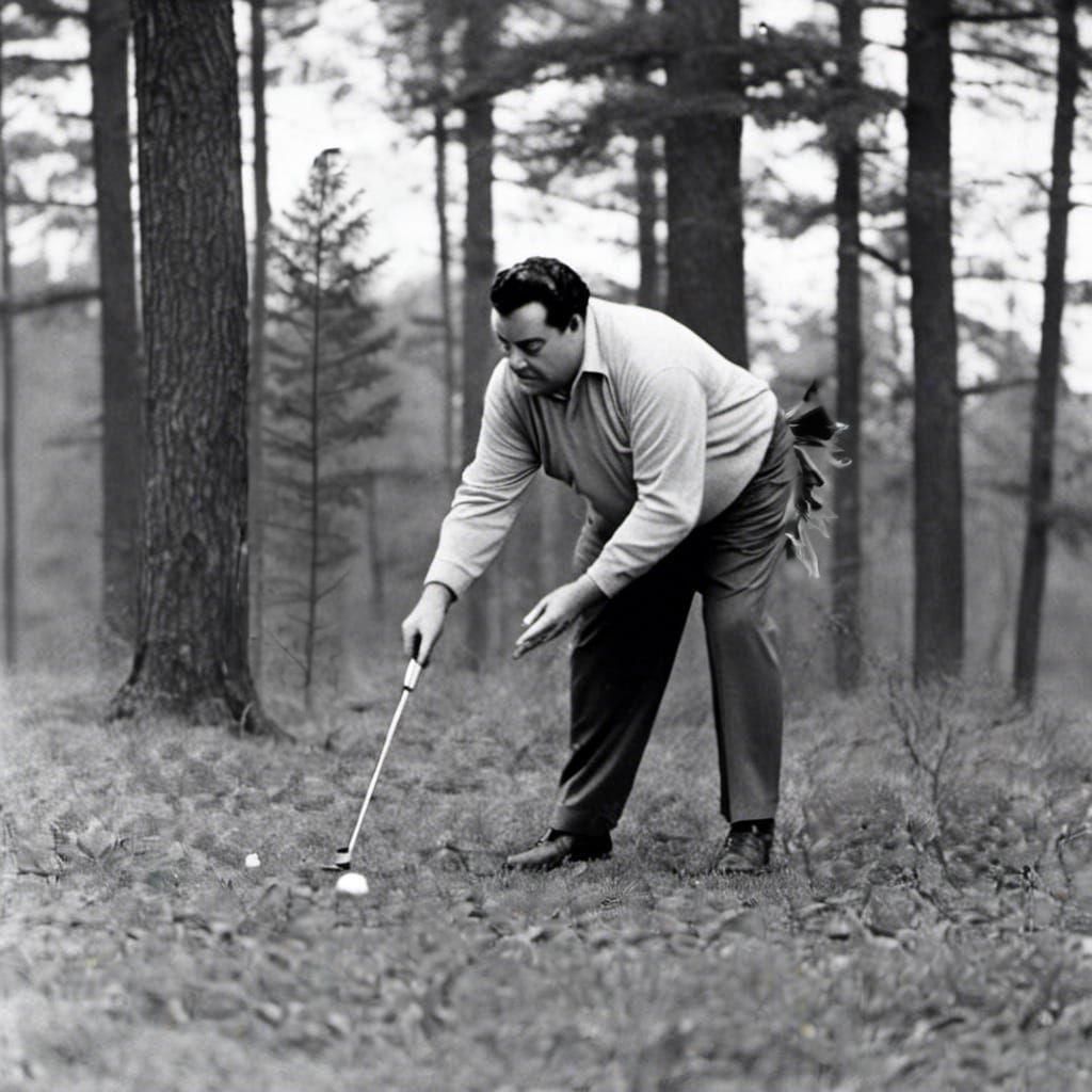 Absurd Retro Image of Ripped and Frayed Pants