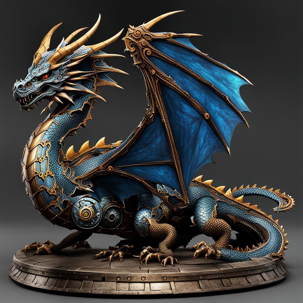 Clockwork Dragon: A Steampunk Fantasy Creation
