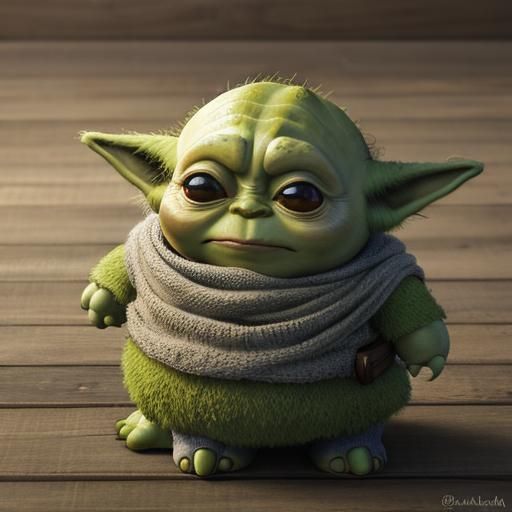 Baby Yoda Shrek Mashup