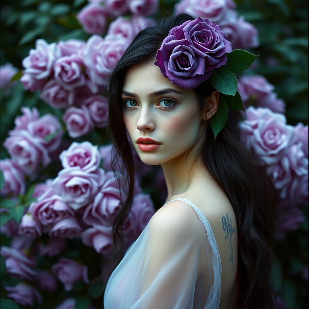 Ethereal Beauty in a Whimsical Garden