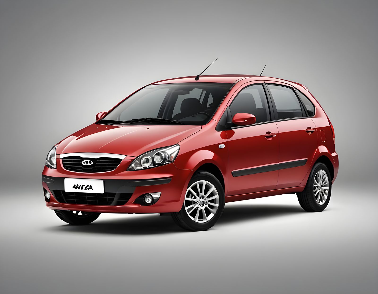 Stunning Red 2009 Kia Indica Vista Hatchback