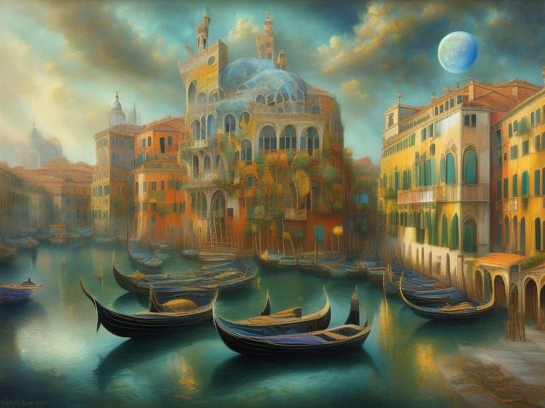 Venice Palazzo Ducale Watercolor Masterpiece