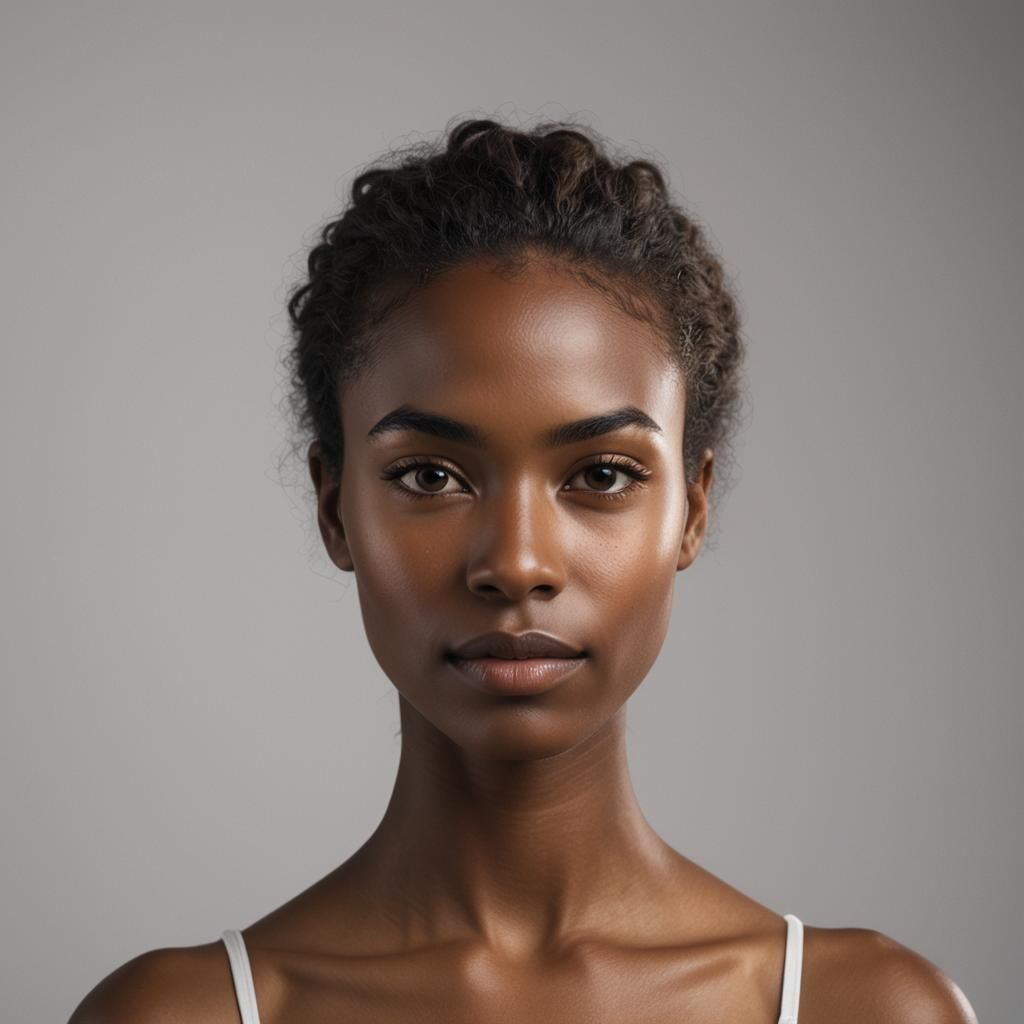 Headshot Portrait of a Woman with Softbox Lighting