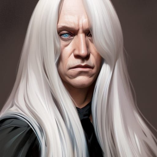Detailed Portrait of Lucius Malfoy in Unreal Engine