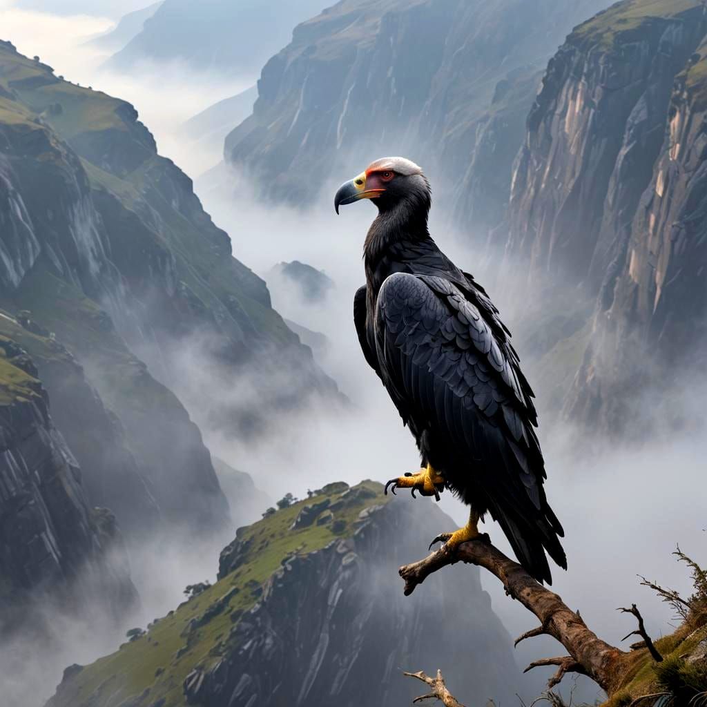 Close-up of a condor