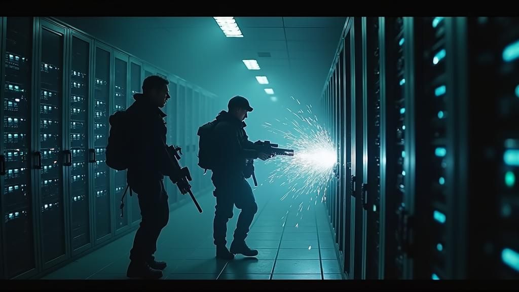 Detective Kouri's Team Battles in Oracle Server Room