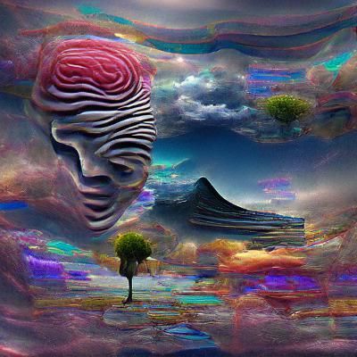 Abstract Dreamscape: Vivid Digital Art