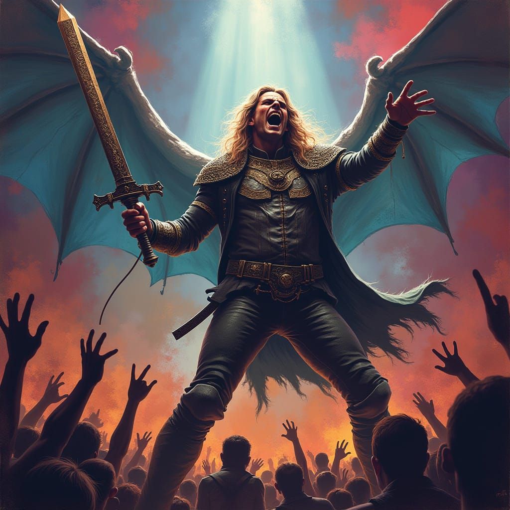 Siegfried Rock Icon Unleashes Fury on Stage