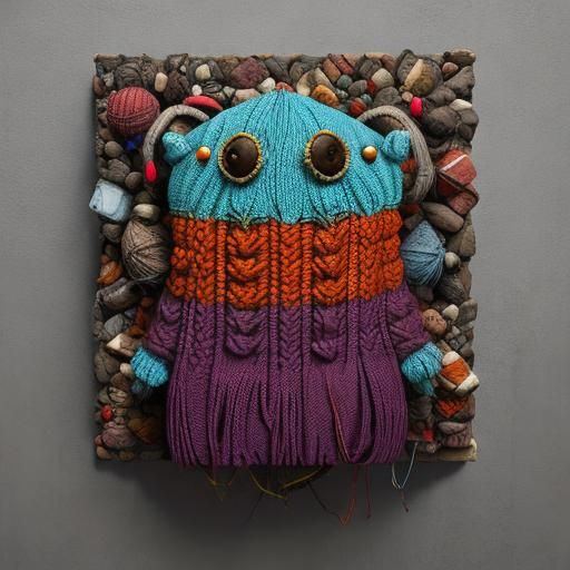 Yarn Monster Knitting: A Pop Surrealism Vision