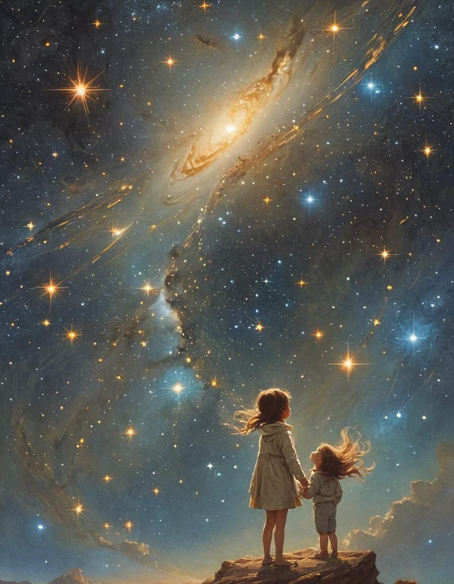 Ethereal Figure Born of Starlight