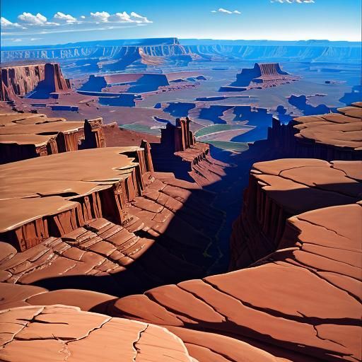 Canyonlands National Park AI Generated Landscape