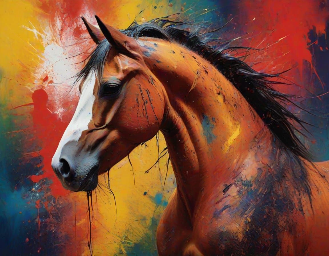 Abstract horse head 2