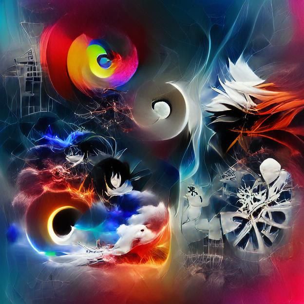 Yin and Yang: Harmonious Opposites in Anime Style