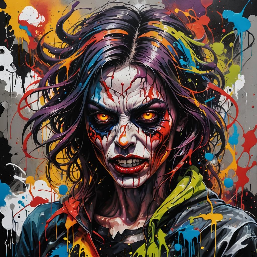 Demonic Possession: Graffiti Art in High Contrast