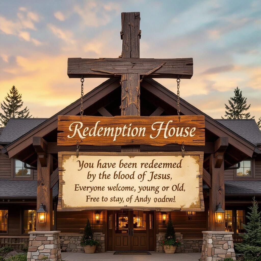 Rustic Redemption House Hotel in Folk Art Style