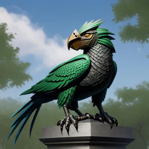 Photorealistic Fakemon Hybrid: Gargoyle, Goblin, Roc, Griffi...