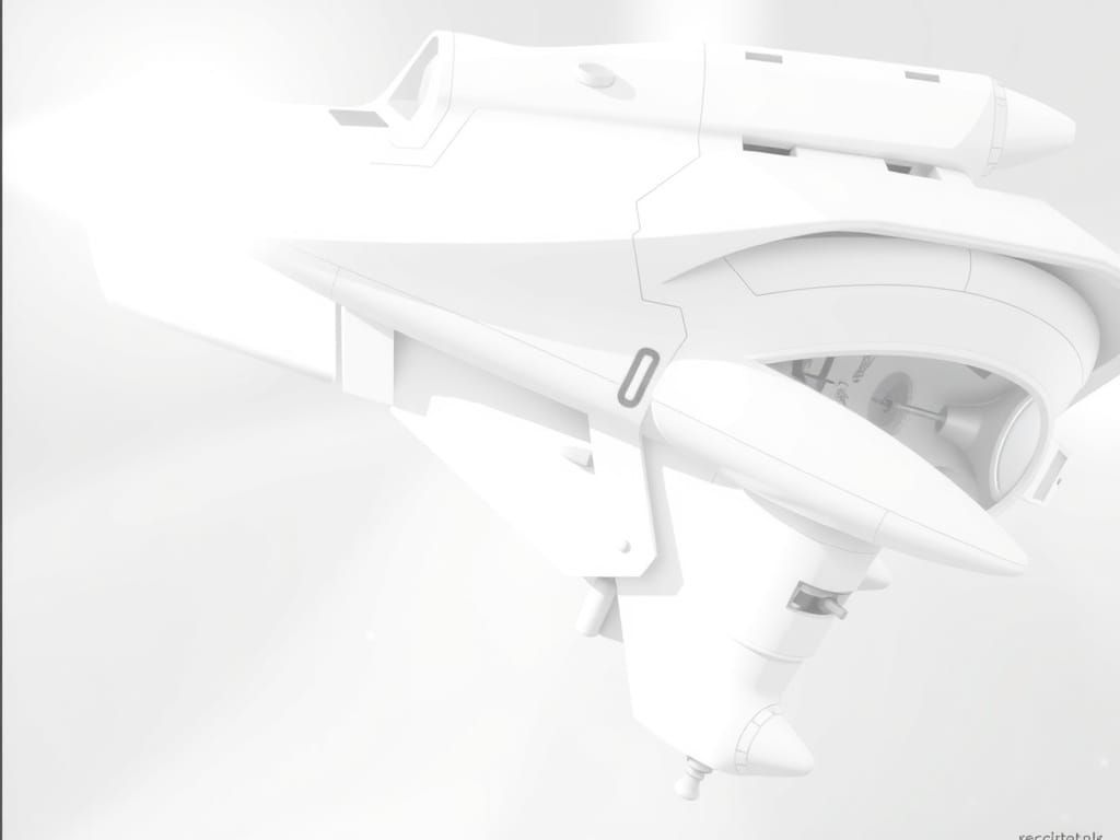 AI Generated Image of a Futuristic Spaceship