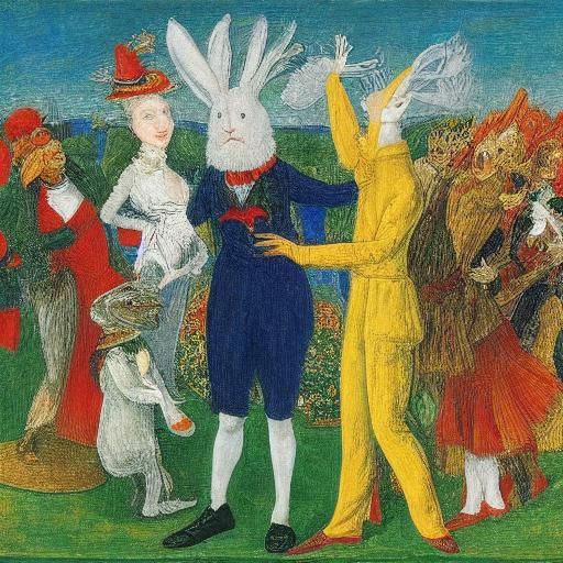 Surreal Fly and Rabbit Conspiracy, Renaissance Style