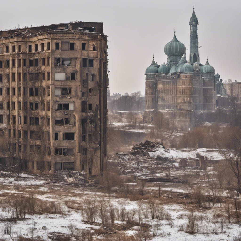 Post-Apocalyptic Moscow: Nuclear Winter Photography