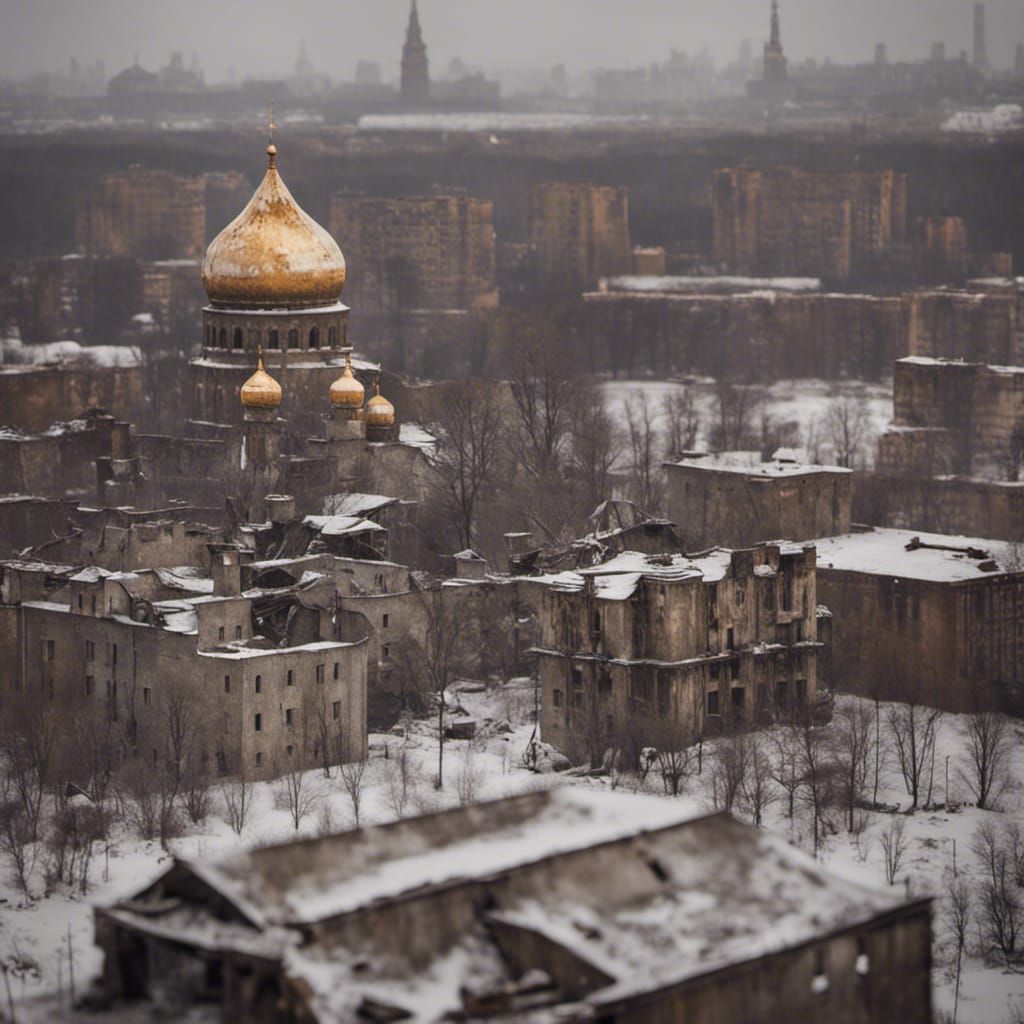 Post-Apocalyptic Moscow After Nuclear Fallout