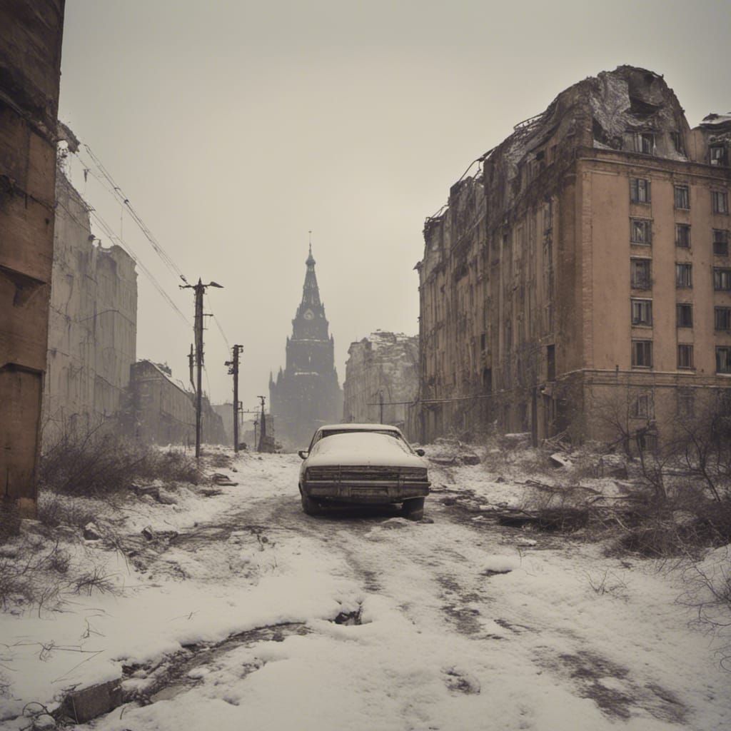 Post-Apocalyptic Moscow After Nuclear Fallout