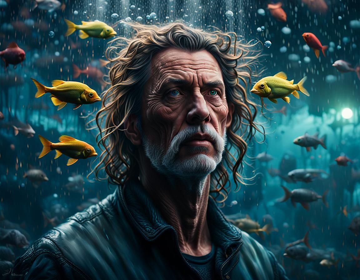 Underwater Portrait: Epic Cinematic Digital Painting