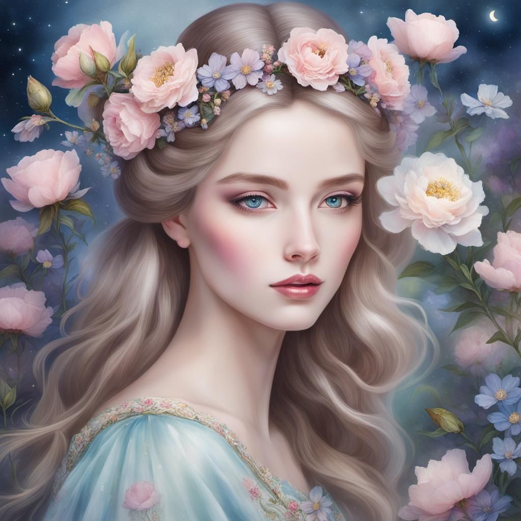 Sleeping Beauty Awakened: A Dreamy Watercolor Kiss